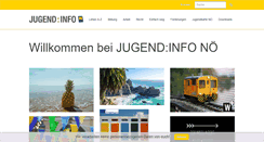 Desktop Screenshot of jugendinfo-noe.at